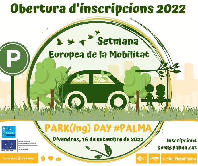 Cartel del Park(ing) Day.