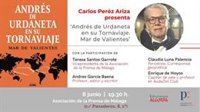La Asociación de la Prensa de Málaga presenta la primera novela sobre la hazaña náutica de Andrés de Urdaneta