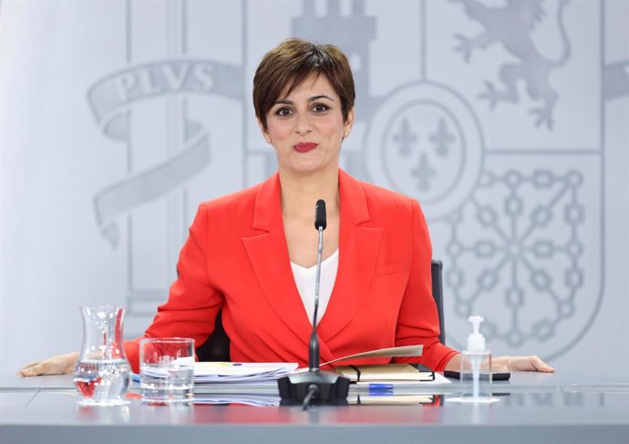 La portaveu del Govern central i ministra de Política Territorial, Isabel Rodríguez