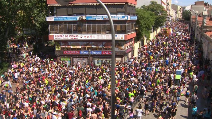 Archivo - La 37 edición de la Batalla Naval de Vallecas, que reivindicaba la derogación de la 'Ley Mordaza'.