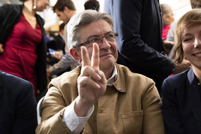 El líder del partido La Francia Insumisa, Jean-Luc Mélenchon