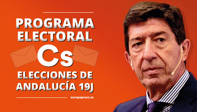 Este es el programa electoral de Ciudadanos en las elecciones Andalucía 2022