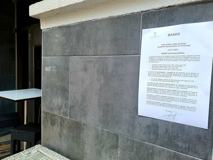 Bando municipal sobre la normativa de funcionamiento de los locales de ocio nocturno