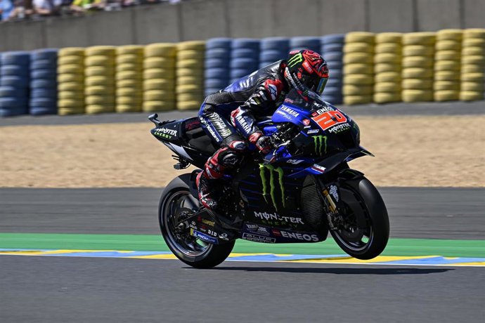 El piloto francés Fabio Quarataro durante el Gran Premio de Catalunya 