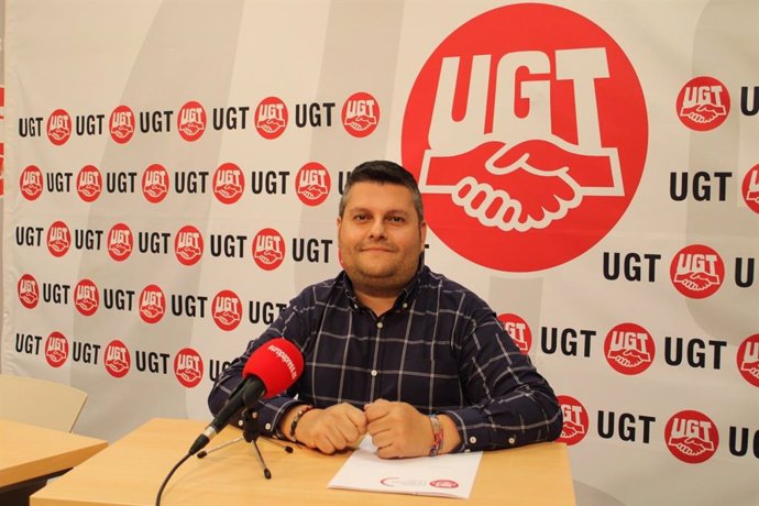 Archivo - El secretario general de UGT en Castilla-La Mancha, Luis Manuel Monforte