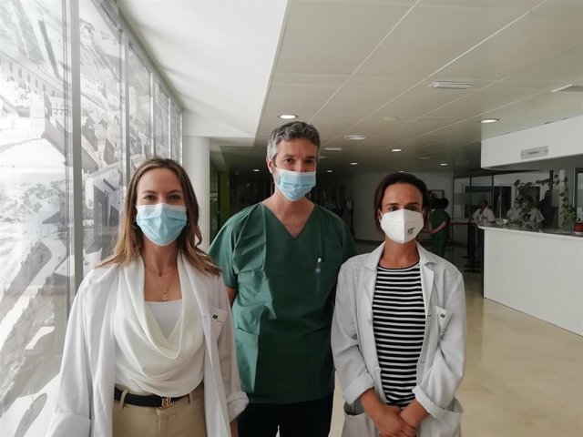 Profesionales del Hospital de Jaén que han participado en el trabajo.
