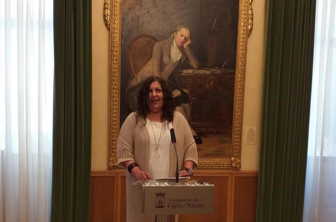 Marina Pineda, concejala de Hacienda del Ayuntamiento de Gijón