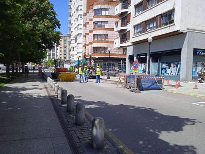 Imagen de los sondeos para el Metrotrén que generaron la fuga.