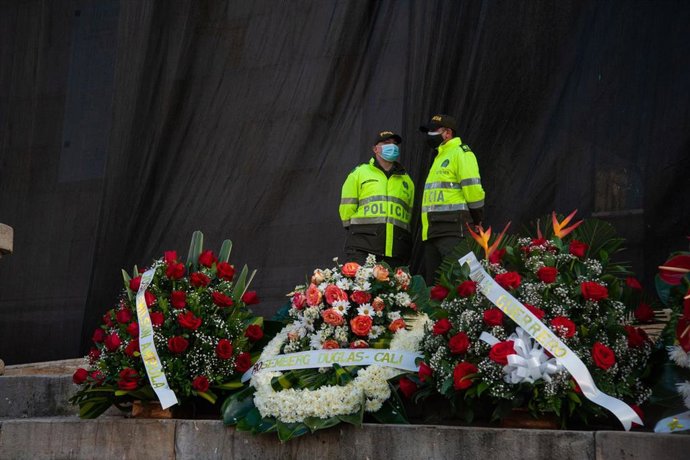 Archivo - Policías colombianos (imagen de archivo).