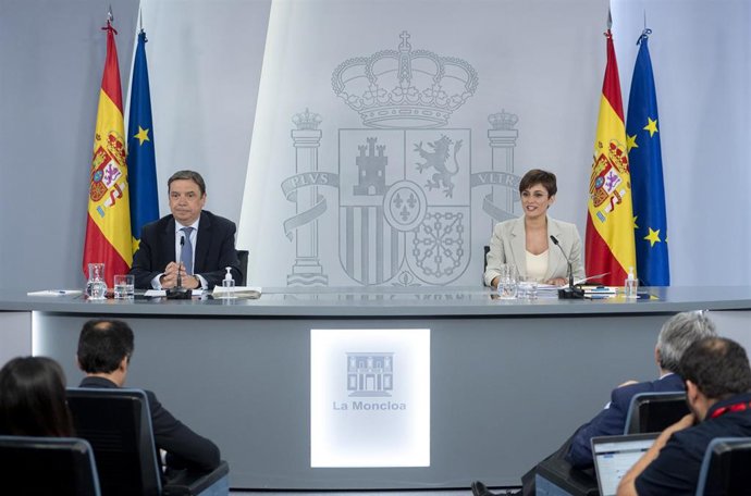 La ministra portavoz, Isabel Rodríguez, comparece tras la reunión del Consejo de Ministros, en La Moncloa, a 7 de junio de 2022, en Madrid (España).