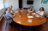 Yllanes informa a la FEHM sobre los fondos provenientes del Piteib para mejorar la eficiencia