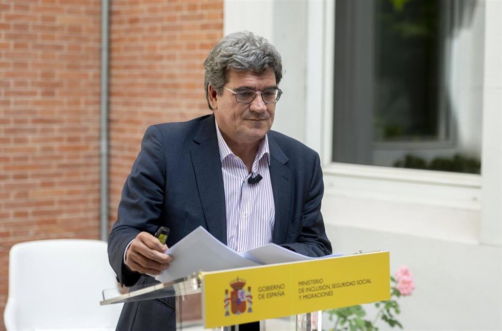 El ministro de Inclusión, Seguridad Social y Migraciones, José Luis Escrivá
