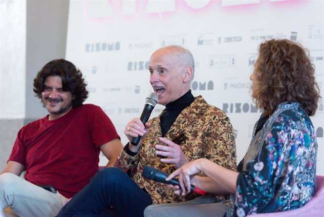 El director John Waters durante la presentación del Festival de cine Rizoma en la Casa de la Panadería, a 7 de junio de 2022, en Madrid (España). 