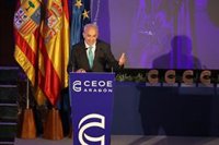 El presidente de CEOE Aragón reivindica la figura del empresario y defiende que las compañías tienen "que ganar dinero"