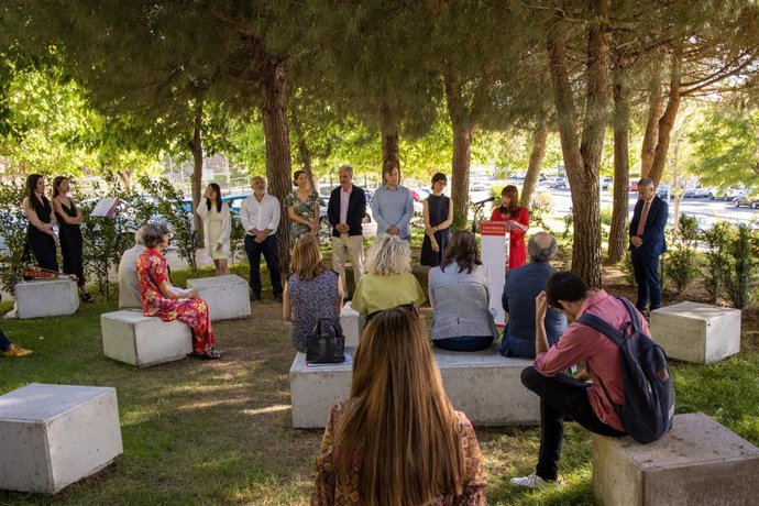 Aula al aire libre de la Universidad de Salamanca en el campus Miguel de Unamuno.