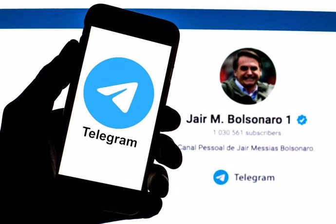 Cuenta de Telegram del presidente de Brasil, Jair Bolsonaro.