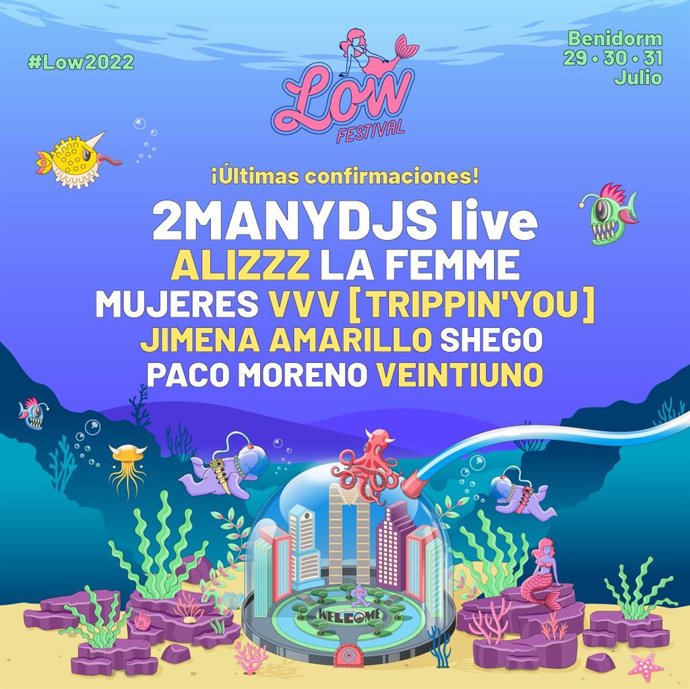 2Manydjs (Live), Alizzz Y La Femme, Entre Las Nuevas Confirmaciones De Low Festival 2022