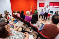 Espadas traslada en Linares (Jaén) su compromiso por el "empleo" y la "reindustrialización" de la ciudad