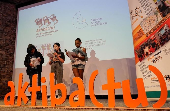 El programa de participación Aktiba(tu) cierra el curso la participación de 2.000 escolares de Vitoria-Gasteiz