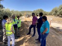 En ejecución las obras para mejorar el camino rural Las Torres, en Martos (Jaén)
