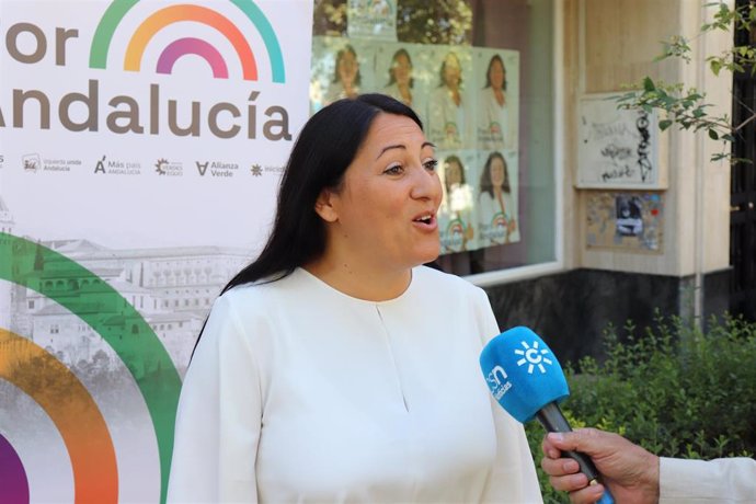 La candidata en Granada de Por Andalucía al Parlamento andaluz, Alejandra Durán.