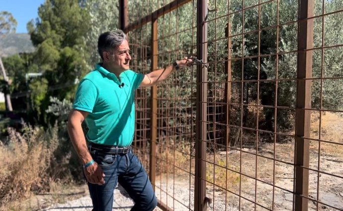 Antonio Losa en un acceso a Los Cañones.