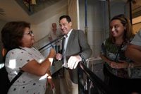 Moreno traslada "su compromiso de destinar 338 millones" de los Next Generation a la rehabilitación de edificios