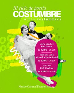 Cartel del ciclo las otras ccostumbres