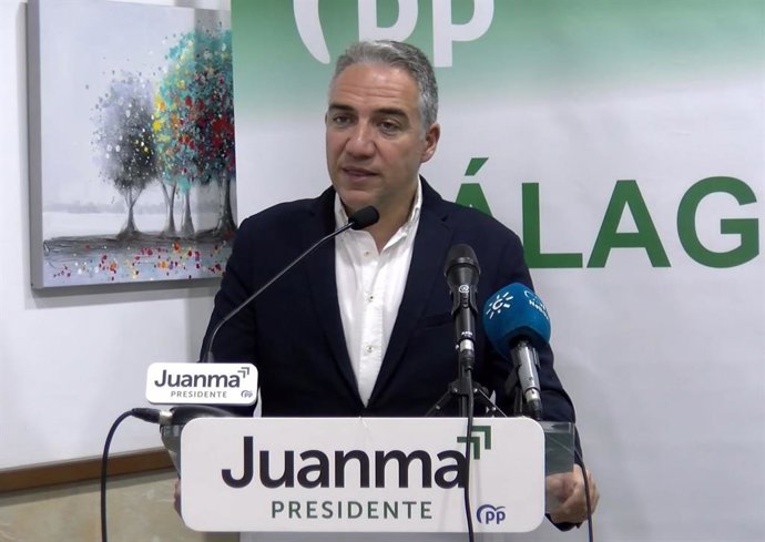 El coordinador de la campaña del PP-A en las elecciones del 19 de junio, Elías Bendodo