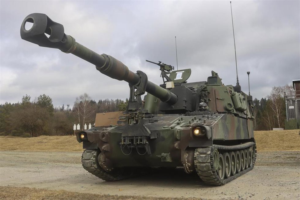 Obús autopropulsado M109.