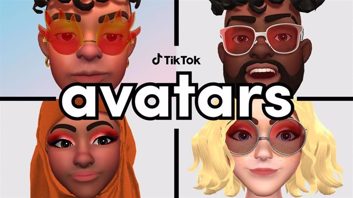 Los nuevos avatares personalizables de TikTok.