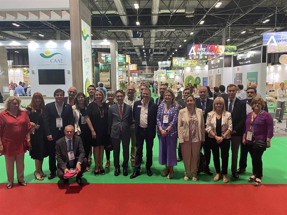 La consejera de Agricultura, Eva Hita, destaca en Organic Food Iberia el avance de la producción agraria ecológica en La Rioja en la feria Organic Food Iberia