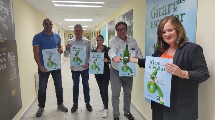 Responsables del Consejo Regulador de la DOP Sidra de Asturias.