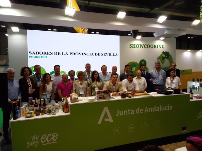 Los Sabores de la Provincia de Sevilla se promocionan en la III feria Organic Food Iberia de Madrid