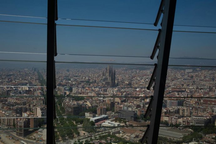 Vista de Barcelona, Catalunya (España).