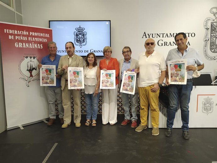 Presentación del concurso de cante de las peñas flamencas de Granada