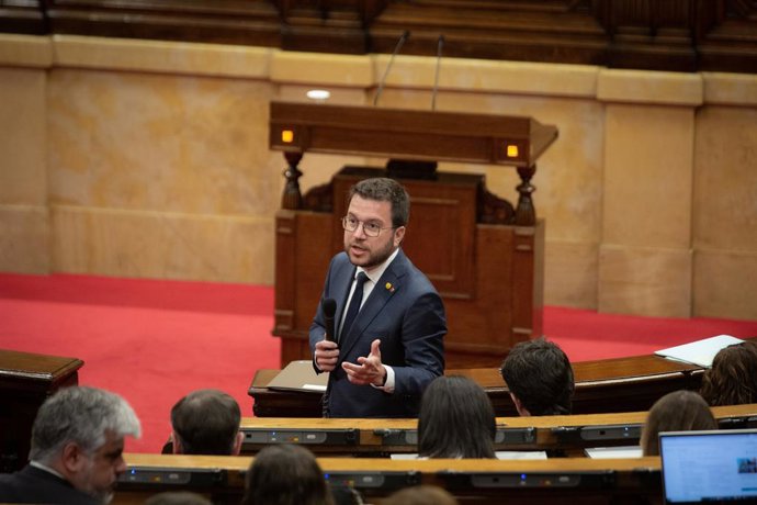 El president de la Generalitat, Pere Aragons