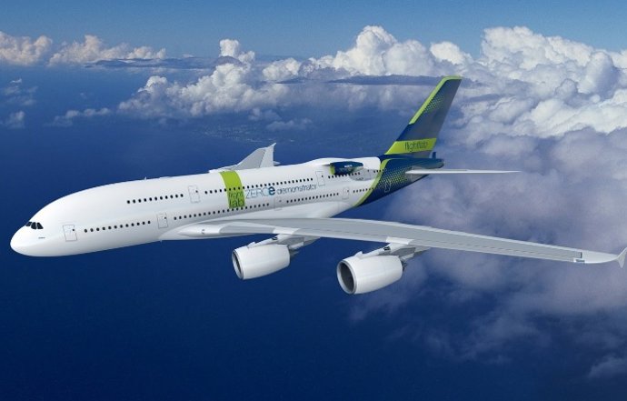 Archivo - Objetivo de Airbus de aviones con cero emisiones en 2035.