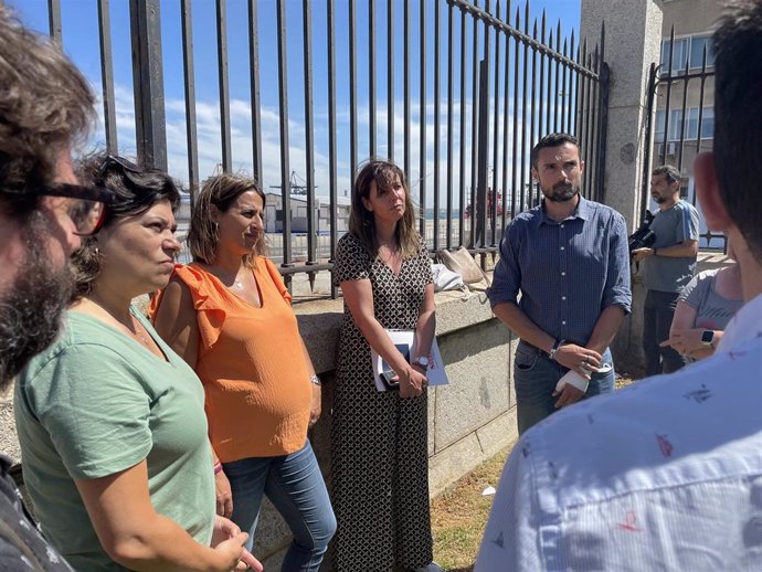 Encuentro de Por Andalucía con miembros de CCOO y Sasemar.