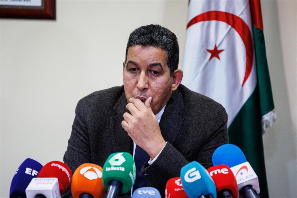 Archivo - Abdulah Arabi, delegado del Frente Polisario en España
