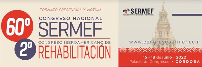 Imagen promocional del 60 Congreso Nacional de la Sociedad Española de Rehabilitación y Medicina Física.