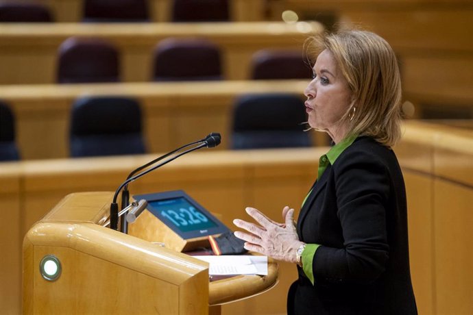 Archivo - La senadora de Vox Yolanda Merelo en una imagen de archivo.