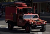 Salen de Morón la primera y segunda unidad de la UME dirección al incendio en Pujerra (Málaga) con más de 150 efectivos