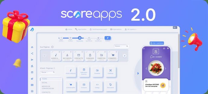 Crea todo tipo de Apps, funnels y websites sin programación.