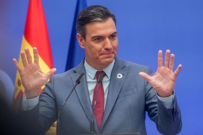 El presidente del Gobierno, Pedro Sánchez