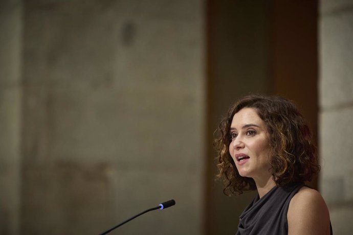 La presidenta de la Comunidad de Madrid, Isabel Díaz Ayuso.