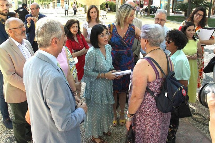 Visita de la ministra de Sanidad, Carolina Darias, a Lucena.