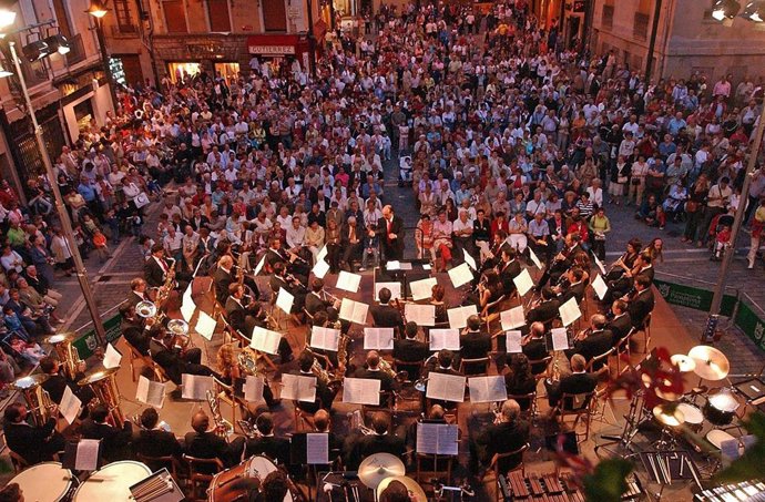 Imagen de archivo de una actuación de La Pamplonesa.