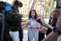 Nieto sigue "con preocupación" la evolución del incendio de Pujerra y emplaza a reflexionar cuando se extinga