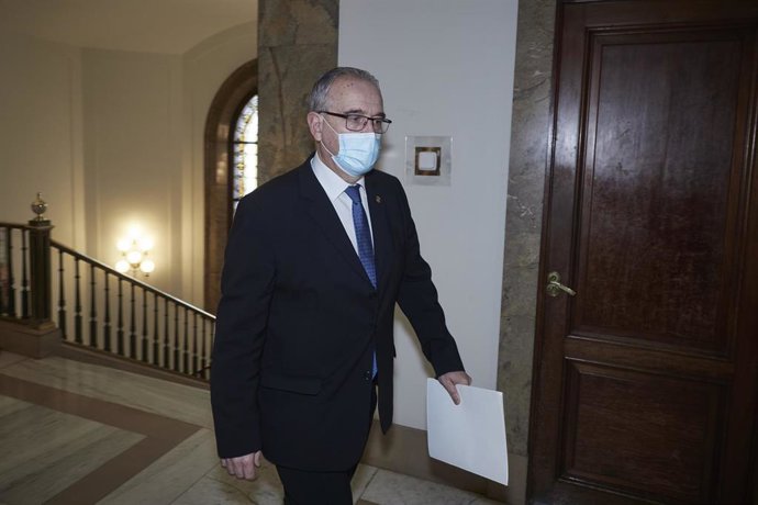 Archivo - El alcalde de Pamplona, Enrique Maya (archivo)